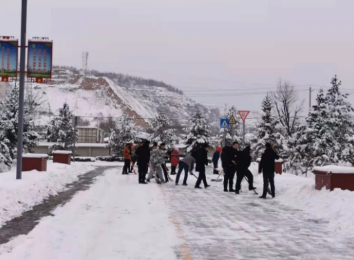 瑞雪兆丰年 扫雪保安全——金年会-金年会（中国）一站式体育服务平台
团委组织开展积雪清扫活动(图2)